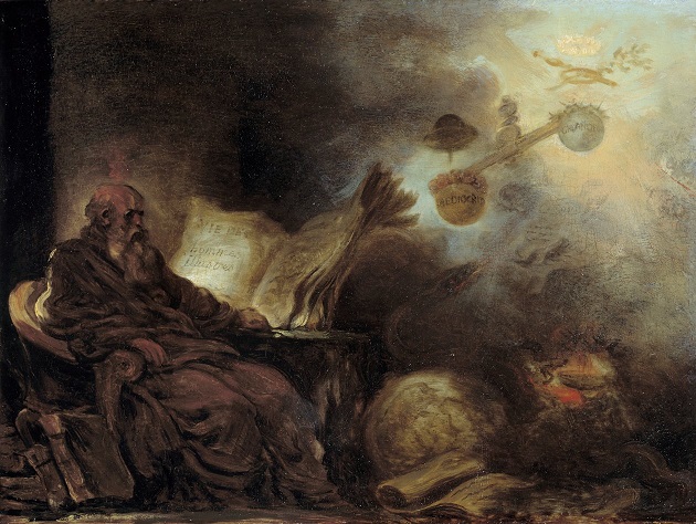 نقاشی پلوتارک در رویا